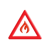 Fire hazard sign